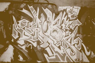 Montreal Graffiti: Piece by Dabs