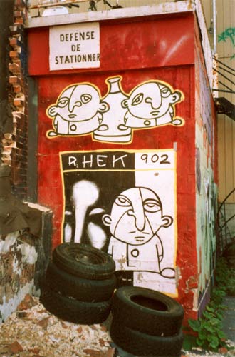 Montreal Graffiti: Piece on Marie Anne, 2005 Montreal Graffiti: Piece on Marie Anne, 2005