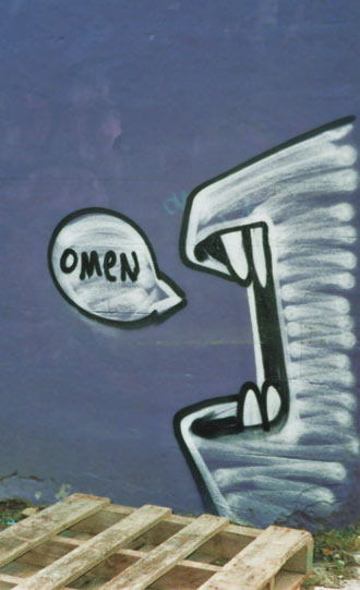 Montreal Graffiti: Piece by Omen near Parc Lafontaine, 2006 Montreal Graffiti: Piece by Omen near Parc Lafontaine, 2006