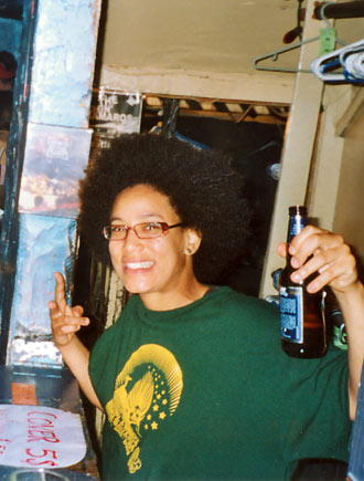 Promoter/b-girl K.C. at Rockdeep, July 2004 Promoter/b-girl K.C. at Rockdeep, July 2004