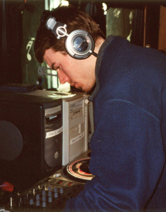 Professor Groove on the decks during a WEFUNK guest set on WFMU, February 2005 Professor Groove on the decks during a WEFUNK guest set on WFMU, February 2005