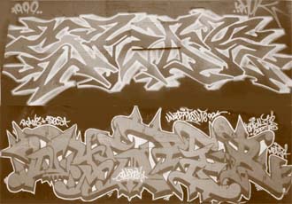 Montreal Graffiti: Pieces at Under Pressure 1999
