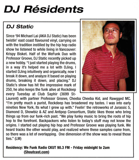 Nightlife Magazine: DJ Static feature
